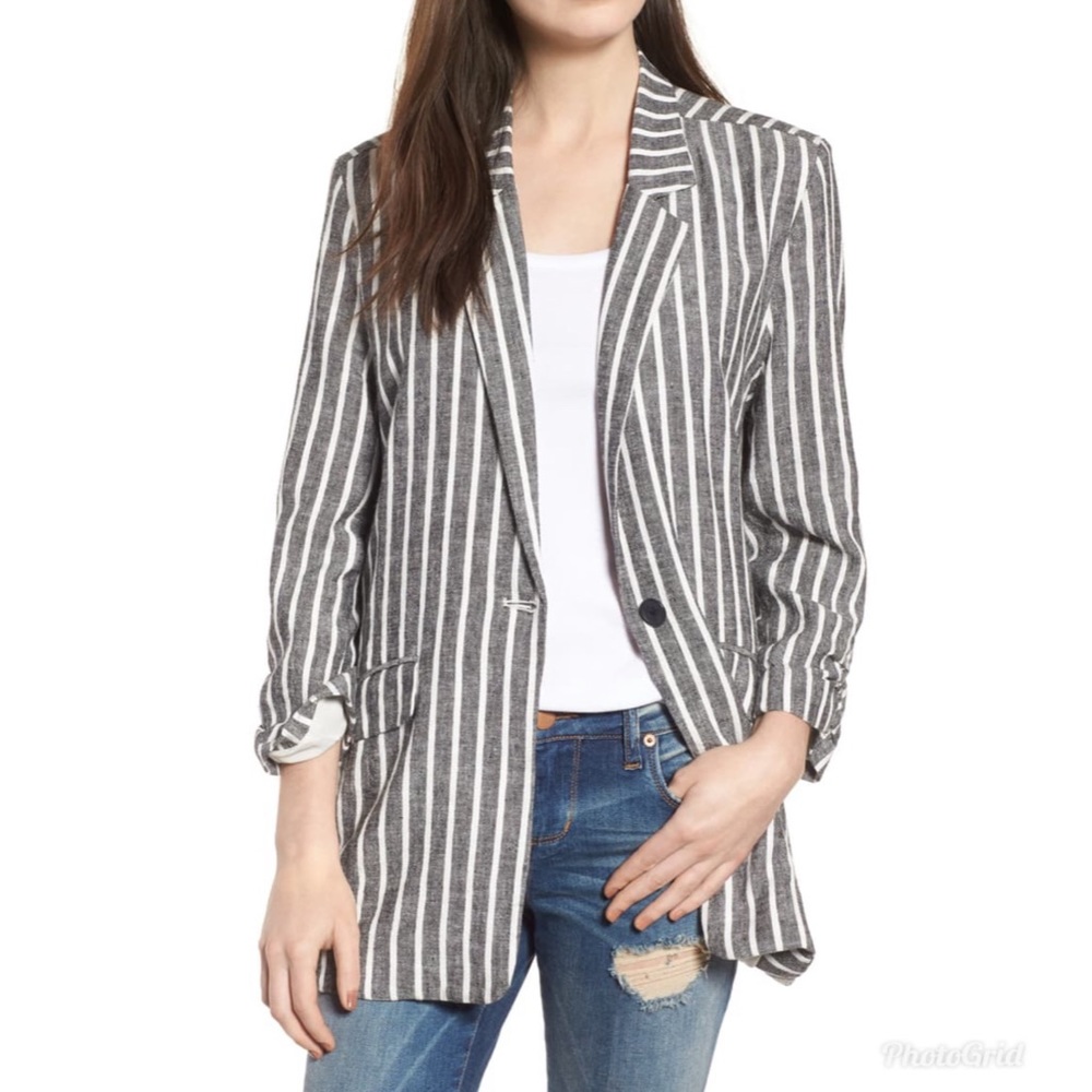 BP. Cinched Sleeve Blazer